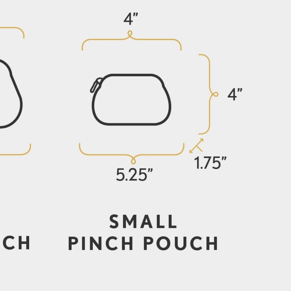 Portland Leather Small Pinch Pouch in Orchid - Picture 6 of 6